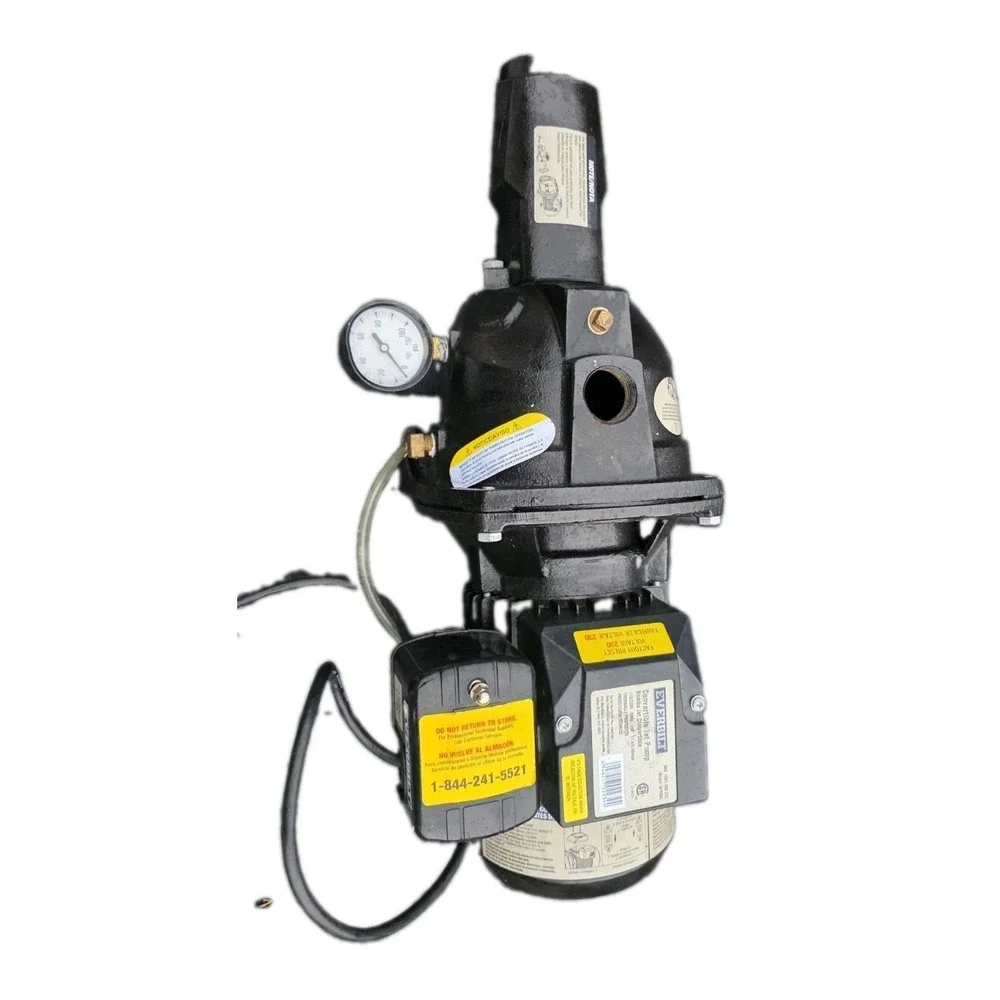 Everbilt DP550C Convertible Jet Pump 11 Gallon /Min.1 HP Cast-Iron 1001 480 255